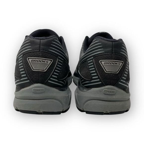 Brooks Addiction Walker 1103192E083 Black Running Shoes Sneakers Men 12 Wide 2E - Picture 8 of 11